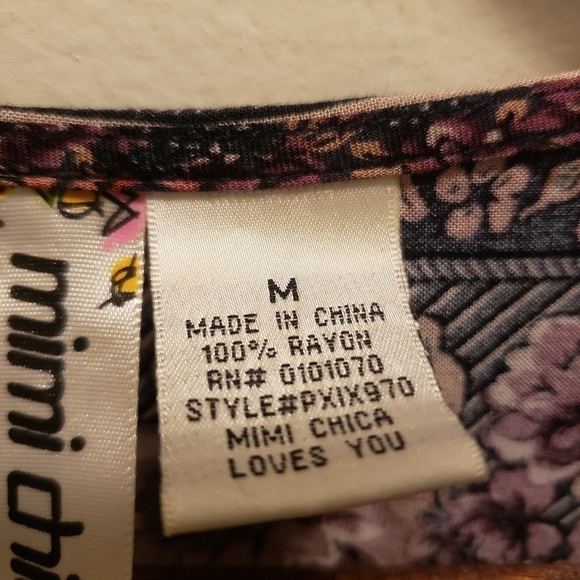 Mimi Chica Floral Print Boho Romper Size Medium - Picture 12 of 14